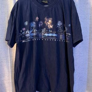 Sydney Australia Fireworks Graphic Tee